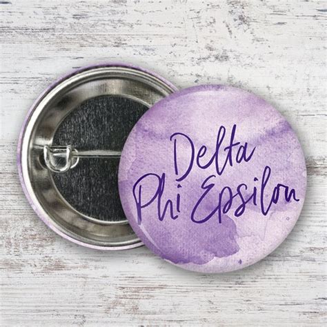 Dphie Delta Phi Epsilon Watercolor Script Single Or Bulk Etsy