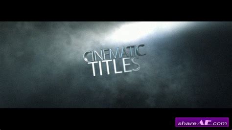 Videohive Cinematic Title Free After Effects Templates After