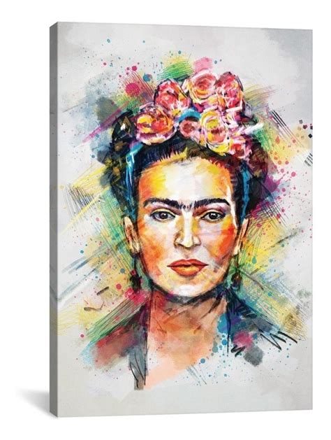 Frida Kahlo Pinturas Modernas En Tela Luenzo Canvas Artistico No