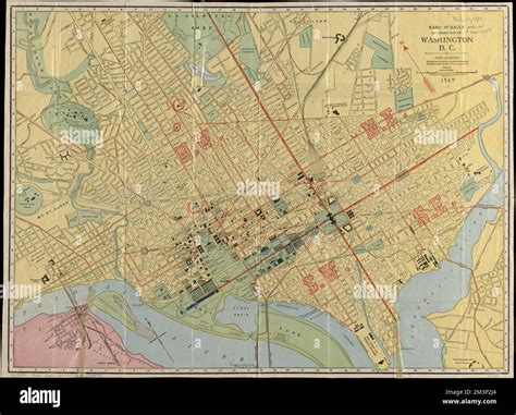 Rand Mcnally Standard Map Of Washington Dc Washington Dc Maps