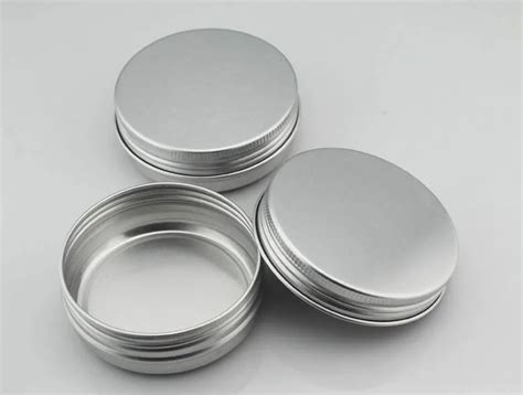 15ml Aluminium Balm Tins Pot Jar 15g Comestic Containers With Screw