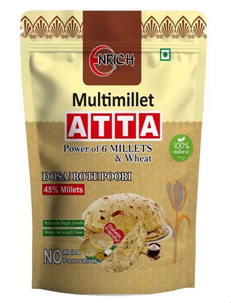 Multimillet Atta Packing Pouch At Rs Kg Packaging Pouch In