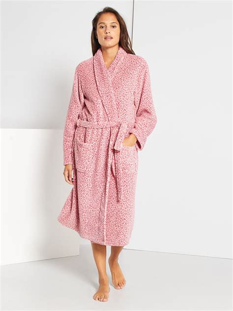 Robe De Chambre Imprim E Rose Kiabi