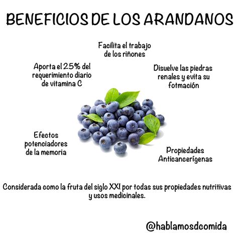 Conoces los beneficios de los arándanos Sabias que es bueno para