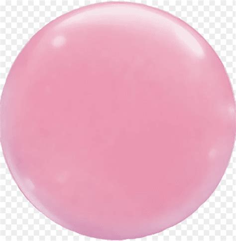 A Pink Ballon On A Transparent Background