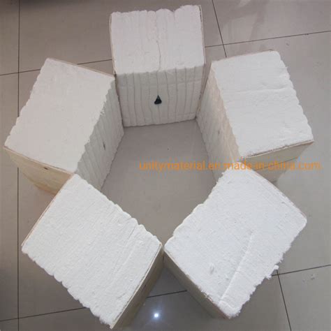 1260c St High Temperature Heat Insulation Monolithic Stack Block Folded Folding Ceramic Fiber