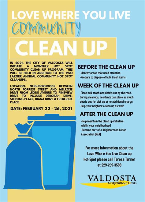 Community Clean Up Flyer