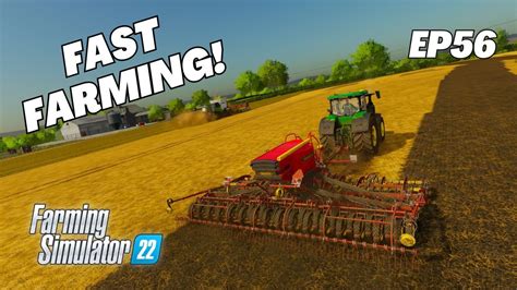 SOYBEAN HARVEST Lets Play Calmsden Farm Farming Simulator 22