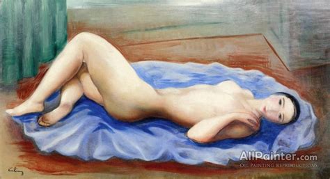 Moise Kisling Reclining Nude Oil Painting Reproductions For Sale