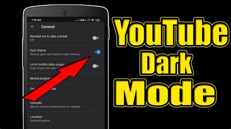 How To Enable Youtube Dark Mode On Android Phone Youtube