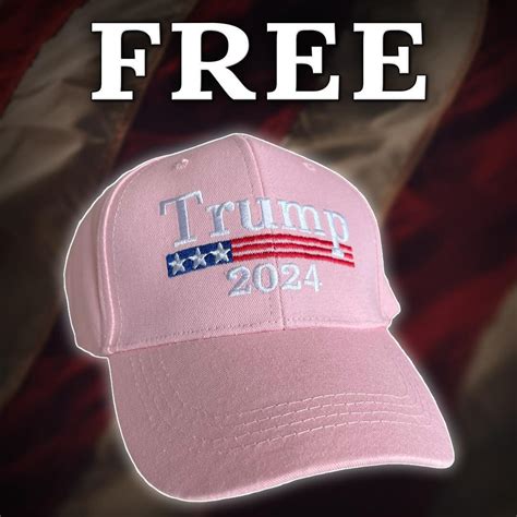 Free Pink Trump 2024 Hat