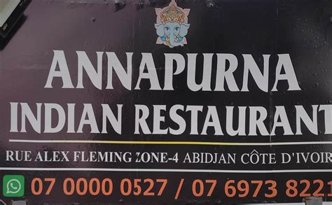 Annapurna Indian Restaurant Le Bras Droit Ci