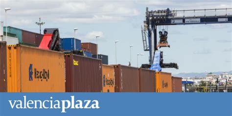 Cosco Ya Opera En Su Terminal Del Puerto De Valencia Trenes De La Línea