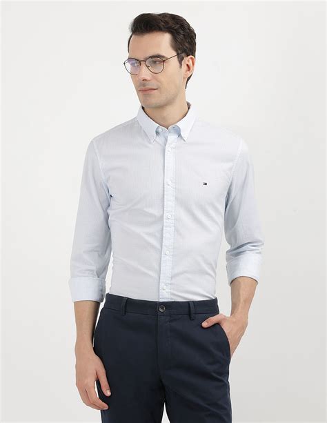 Buy Tommy Hilfiger Organic Cotton Geometric Shirt