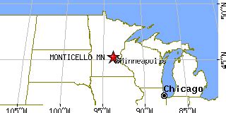 Monticello, Minnesota (MN) ~ population data, races, housing & economy