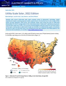 Utility Scale Solar Edition Technical Brief Ourenergypolicy