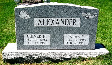 Culver H Alexander 1894 1981 Monumento Find A Grave