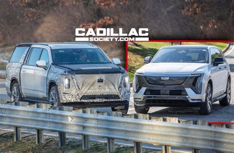 Refreshed 2025 Cadillac Escalade Front End Takes After Escalade Iq