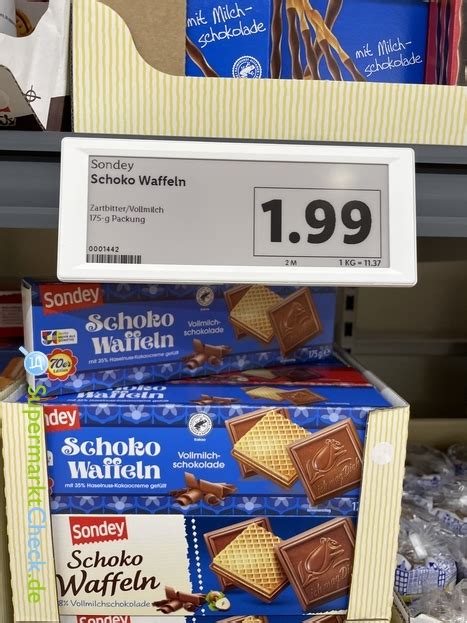 Sondey Schoko Waffeln Vollmilch G Preis Angebote Kalorien Nutri