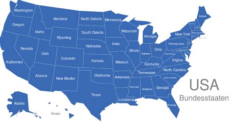 Usa Bundesstaaten Interaktive Landkarte Image Maps De