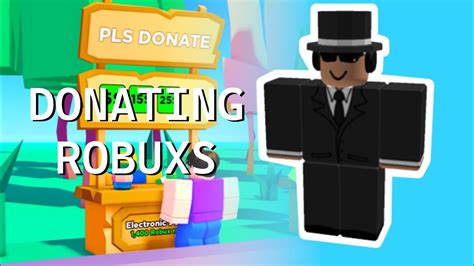 Live Donating Robux To Fans On Pls Donate Raising Robux Donating On