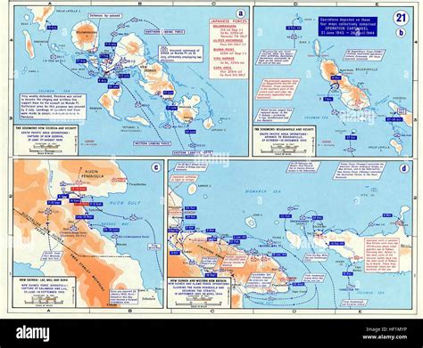 Operation Cartwheel - Map Stock Photo - Alamy