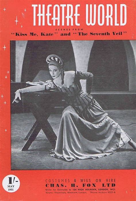 Patricia Morison, Kiss, Me Kate | Broadway stage, West hollywood, Scenes