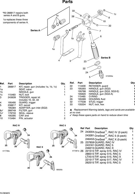 Graco Spray Gun Parts Diagram