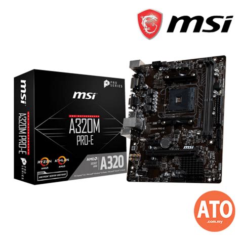 Msi Amd Am A M Pro E Motherboard