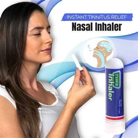 Instant Tinnitus Relief Nasal Inhaler Beige Minimalist