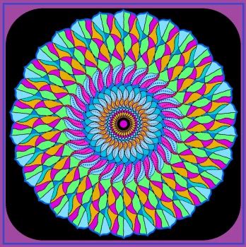 Solve Kaleidoscope Jigsaw Puzzle Online With 121 Pieces