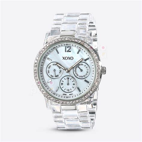 Reloj Xoxo De Mujer Correa Transparente Xoxoperu