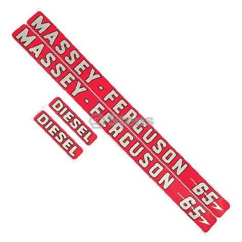 Massey Ferguson Decal Set 1215 1065