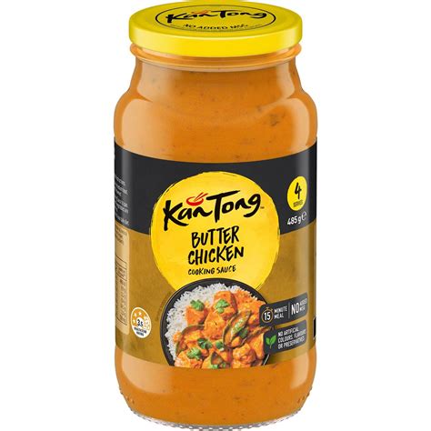 Kan Tong Butter Chicken Cooking Sauce 485g Woolworths