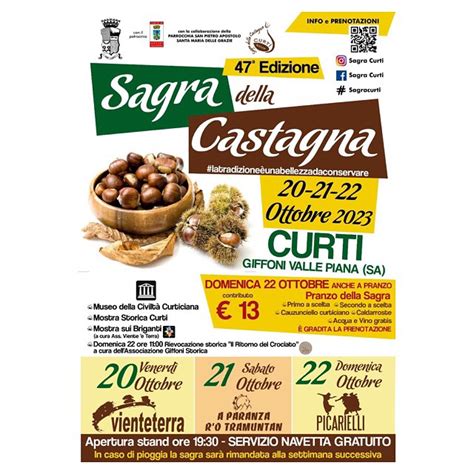 Chestnut Festival In Curti 2023 Typical Chestnut Based Dishes