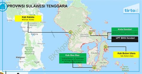 Bkn Daftar Titik Lokasi Tes Skd Cat Cpns Pulau Sulawesi