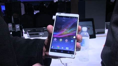 Sony Xperia Zl Hands On Ces Youtube