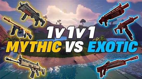 1v1v1 Mythic vs Exotic Realistics 7267 8090 3076 من ابتكار chhetz