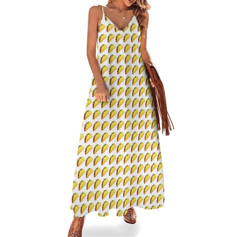 Taco Pattern Sleeveless Dress Clothes For Woman Womens Clothing Summer 2024 Novelties Summer