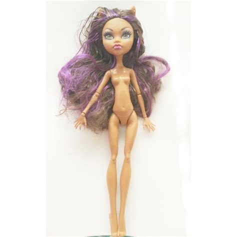 Boneca Monster High Clawdeen Wolf Sucata Para Custom Repaint Shopee