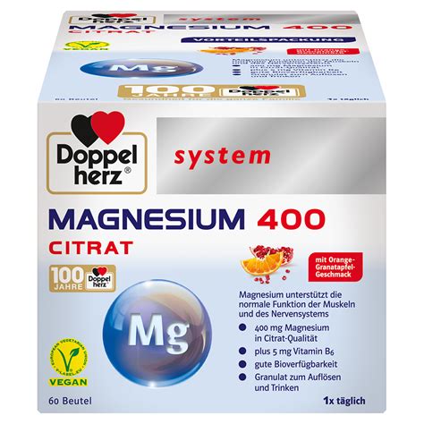 Doppelherz System Magnesium Citrat Granulat St Ck Online Kaufen