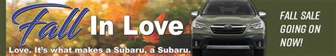 New Subaru Specials Near Portsmouth NH | McGovern Subaru