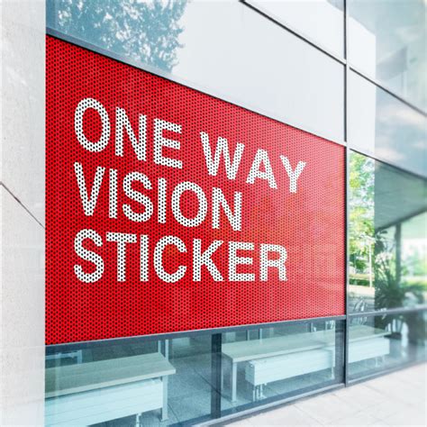 Window One Way Vision Sticker