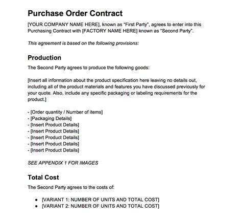 Supplier Quality Agreement Template Sfiveband