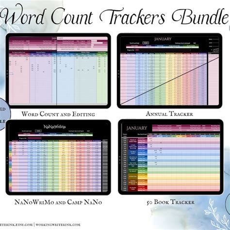 Writing Tracker - Etsy