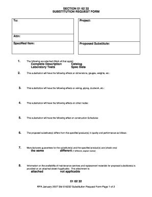 Fillable Online Tn Substitution Request Form TN Gov Tn Fax Email