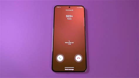 Samsung Galaxy S22 Pink Gold Incoming Call Youtube