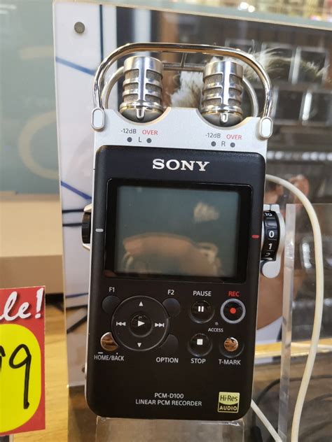 Sony Pcm D100 Linear Pcm Recorder Audio Portable Music Players On