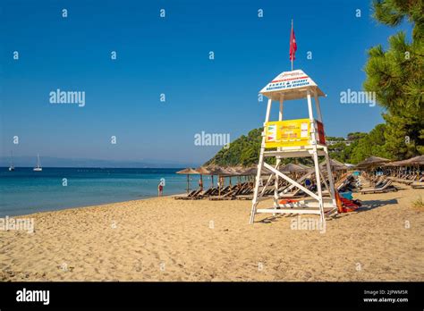 View Of Koukounaries Beach Skiathos Town Skiathos Island Sporades
