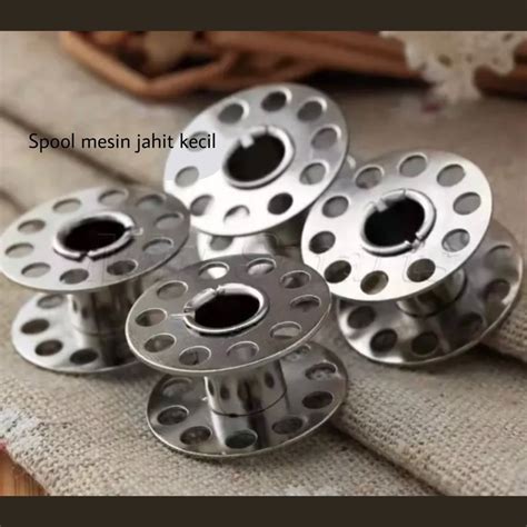 Jual Spool Bobbin Besi Mesin Jahit Kecil Hitam Classic Spul